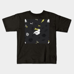 Cockatoos Black Kids T-Shirt